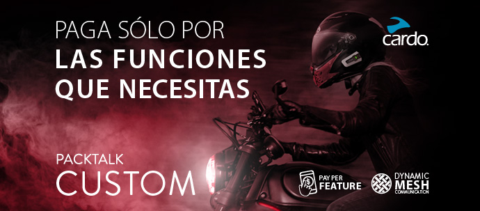 Intercomunicador de moto Packtalk Custom