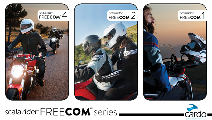 Intercomunicadores de moto Cardo Freecom