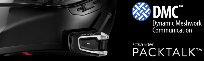 Intercomunicadores de moto Cardo Packtalk con tecnolog&iacute;a DMC