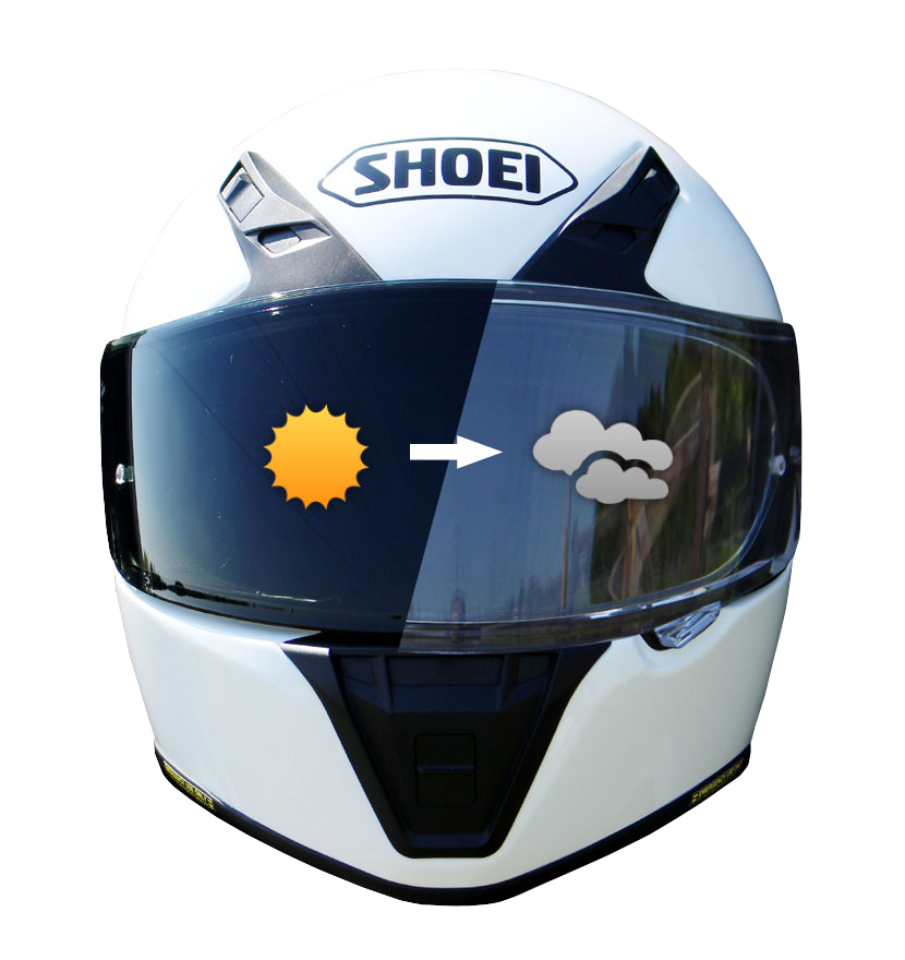 Pantalla fotocromatica Shoei Transitions